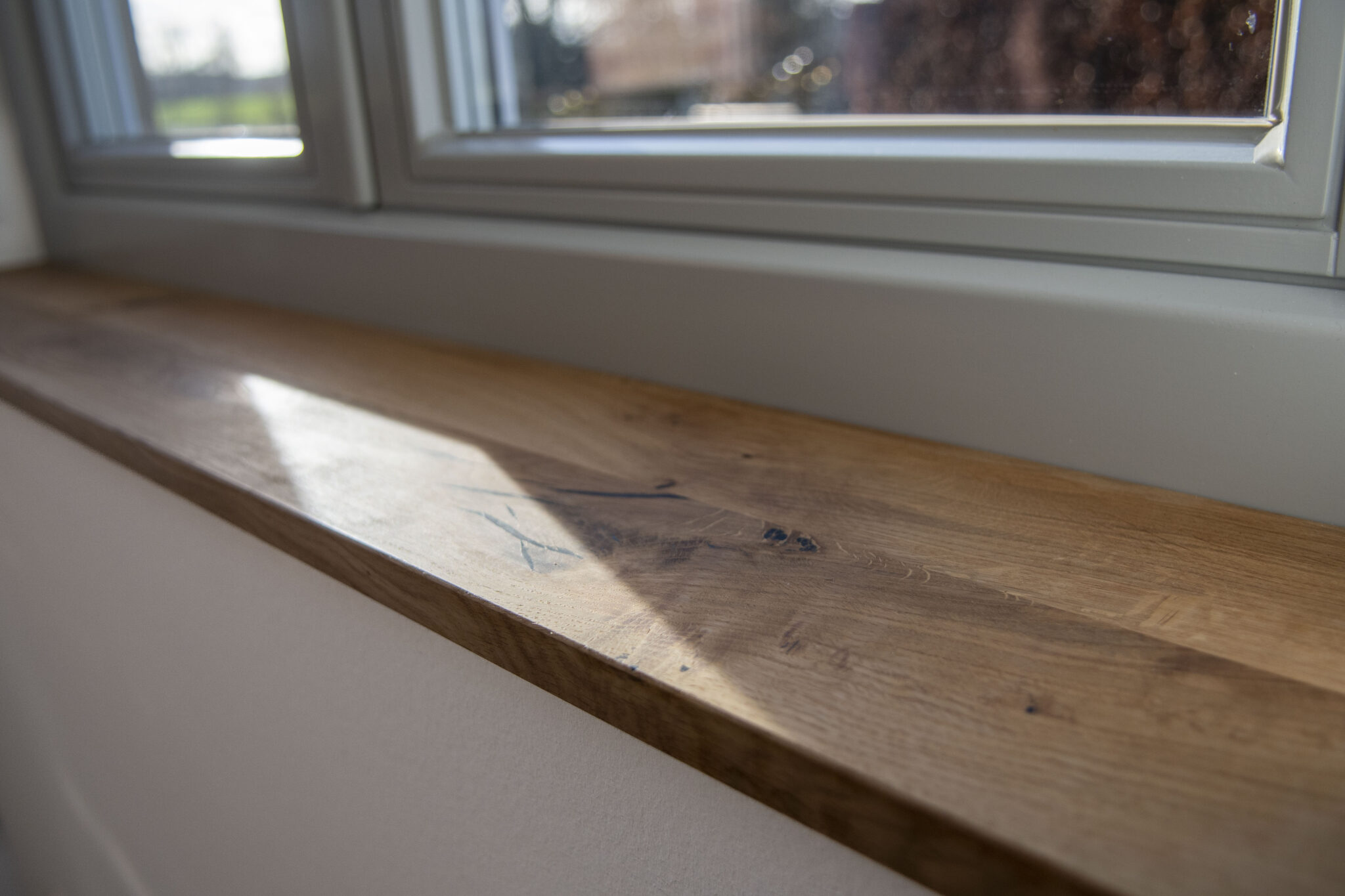 holz fensterbank detailaufnahme